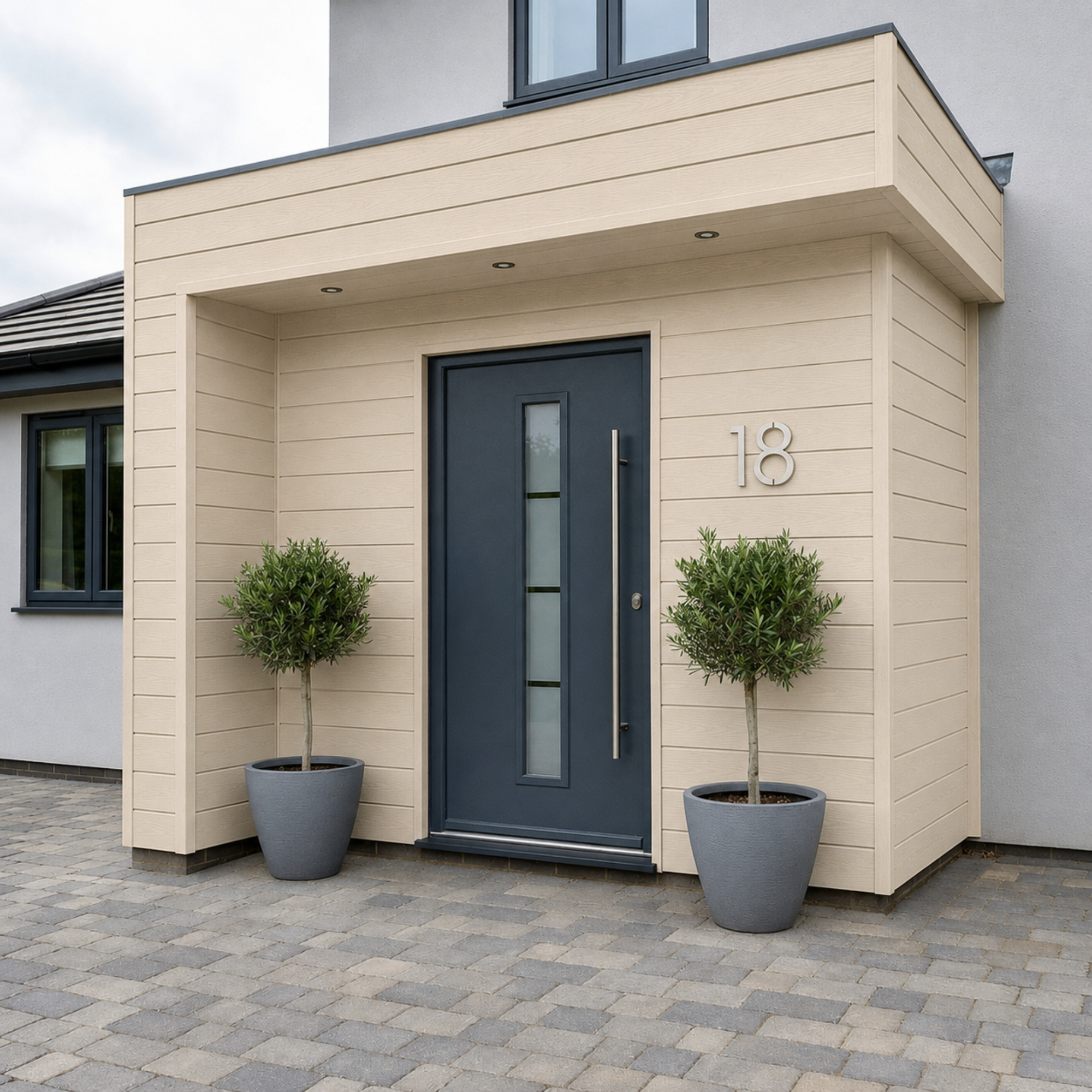 Cream Cladding