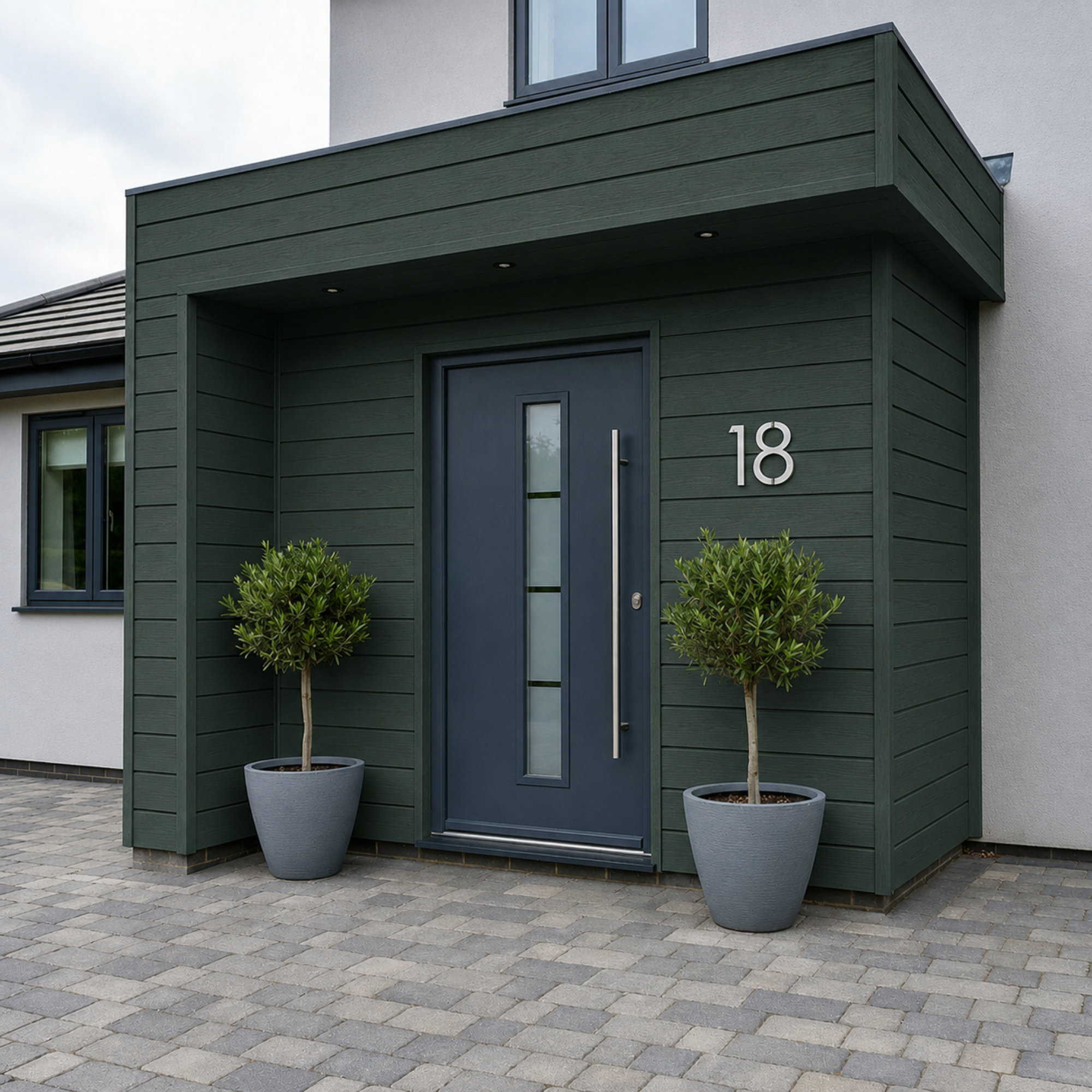Rustic Green Cladding