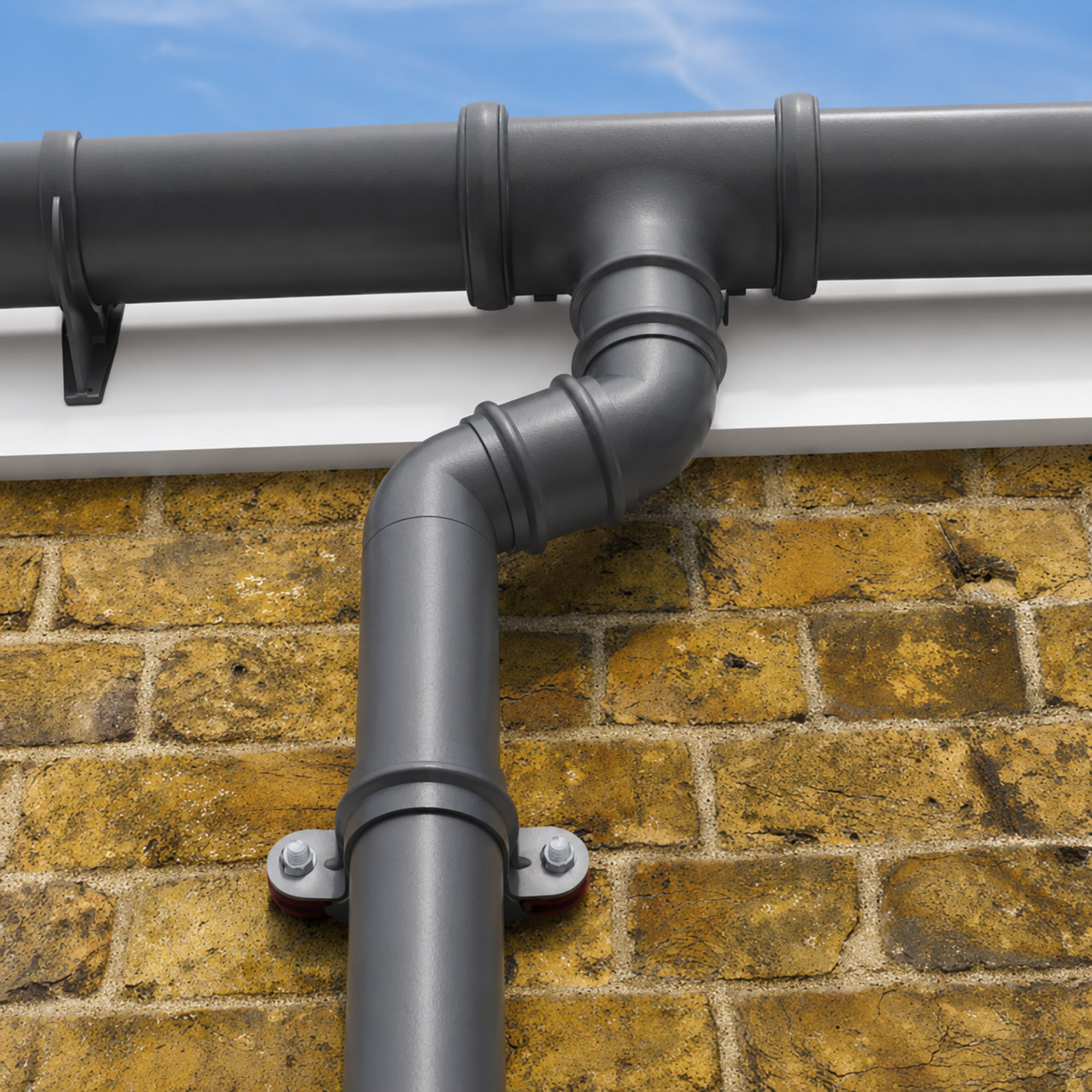 ANTHRACITE DEEPFLOW GUTTER