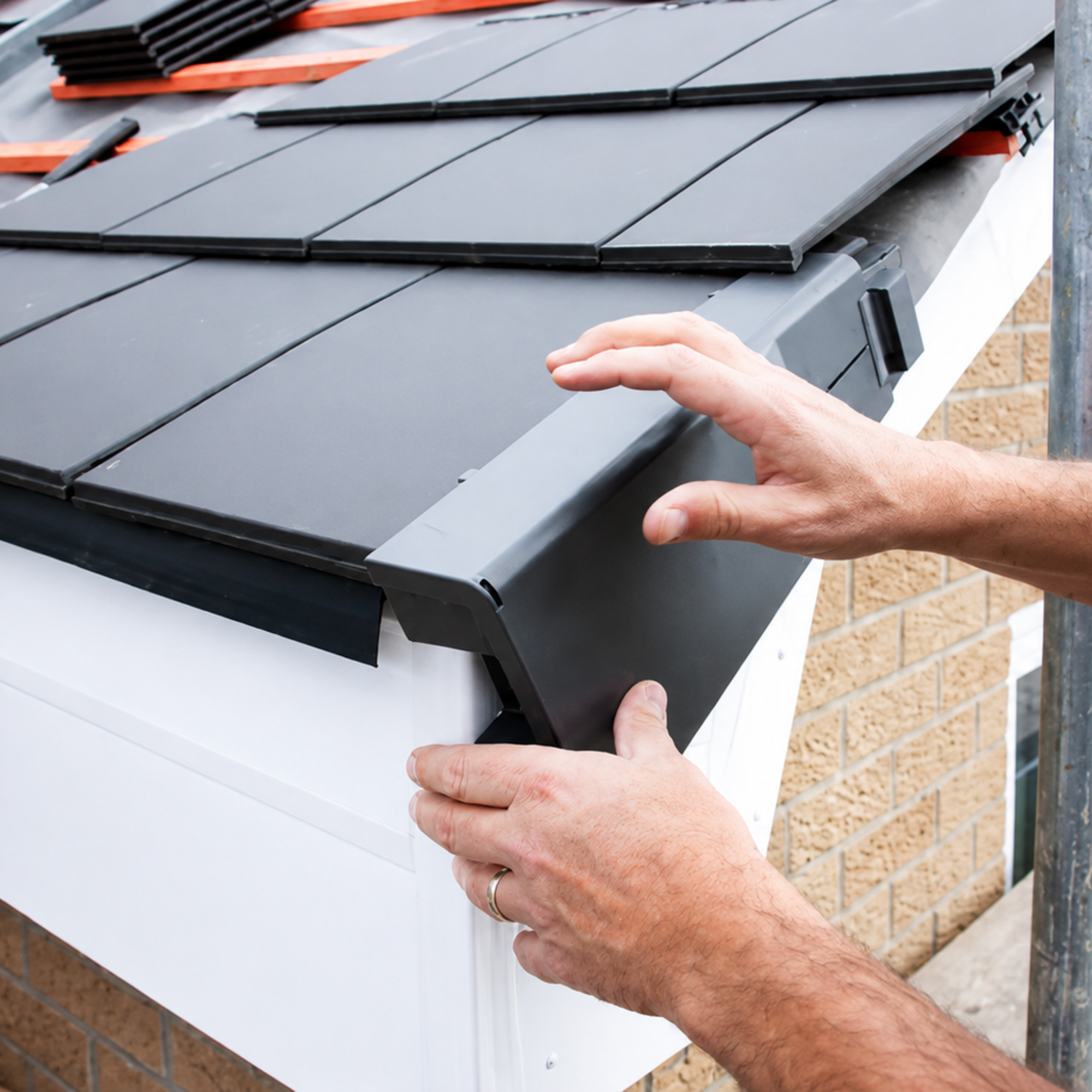 DRY VERGE, RIDGE CAPS & EAVES PROTECTORS