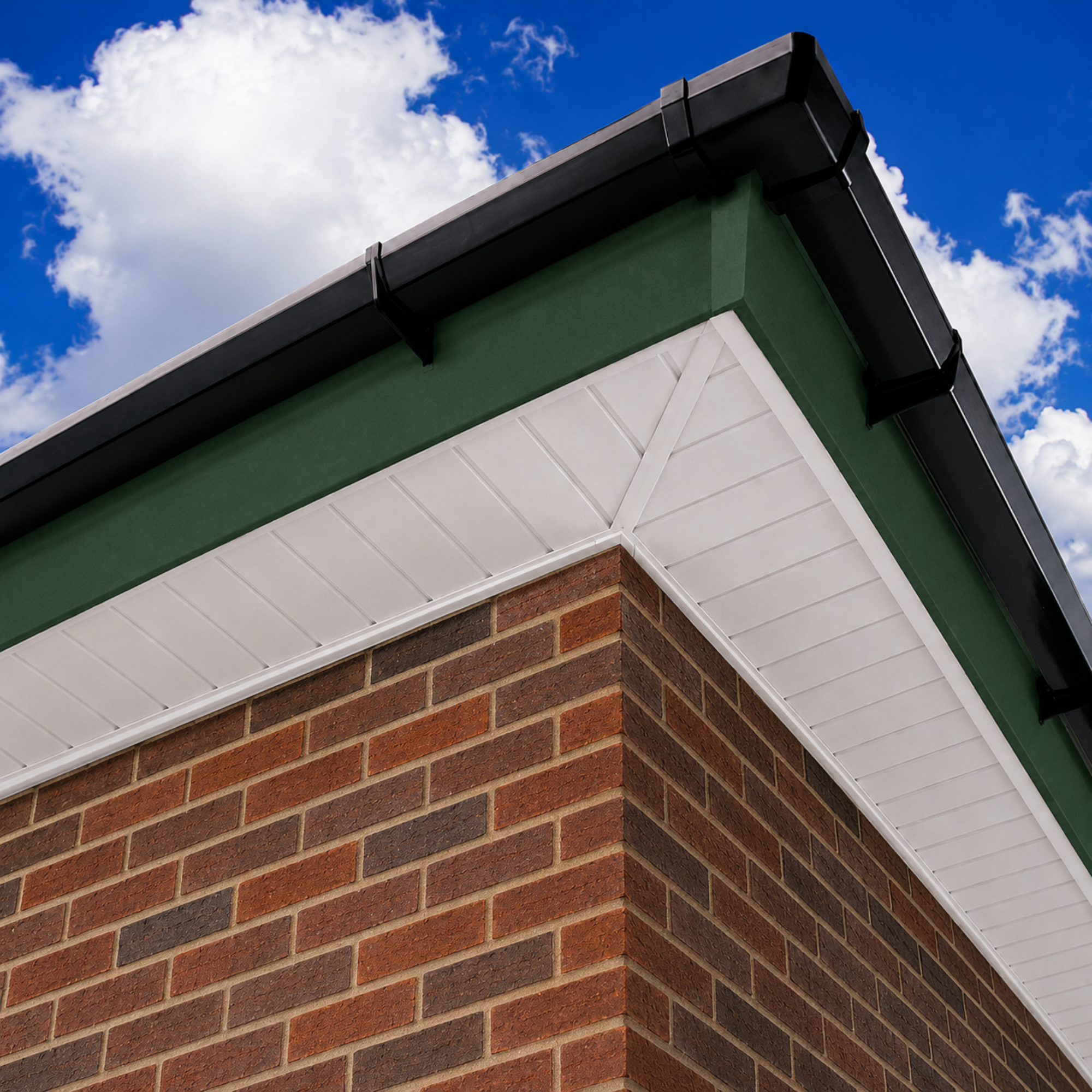 GREEN SOFFIT & FASCIA BOARD