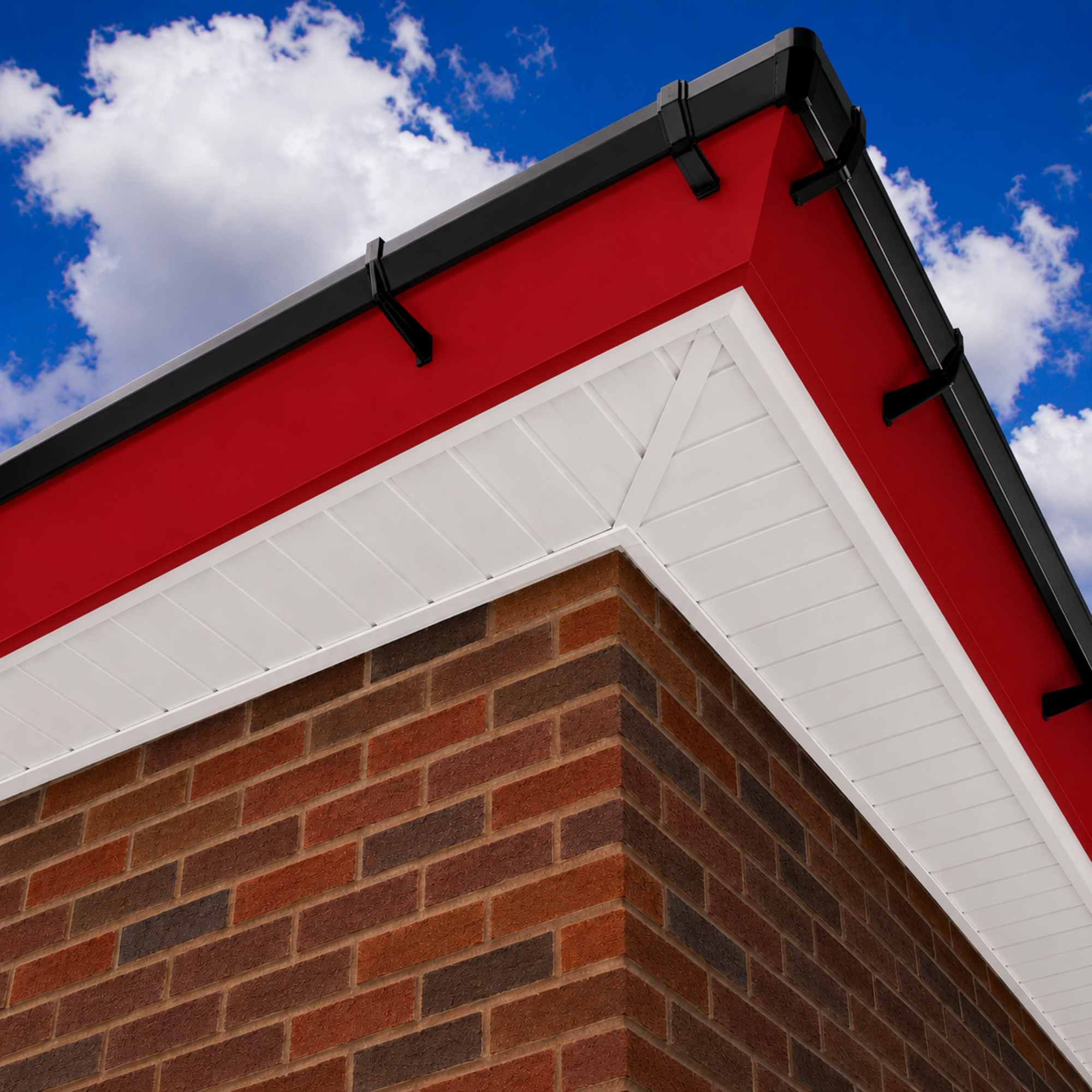 RED SOFFIT & FASCIA BOARD