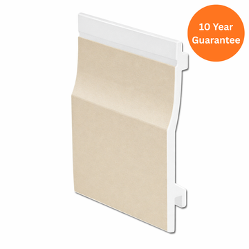 Cream uPVC Shiplap Cladding Board 150mm x 5m