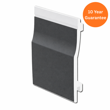 Dark Grey 150mm uPVC Shiplap Cladding Board 5m