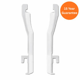 White uPVC Shiplap Cladding 150mm Joint Cover Trim
