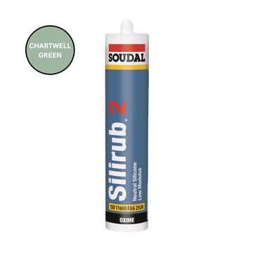 Soudal Silirub 2 Chartwell Green Neutral Cure Silicone Sealant
