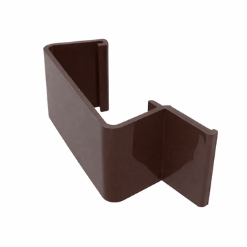 Continuous Dry Verge Connector Type D Brown – UPVC Mortar-Free Roof Verge Joint