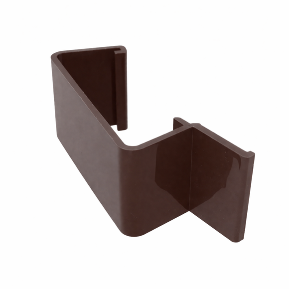 Continuous Dry Verge Connector Type D Brown – UPVC Mortar-Free Roof Verge Joint