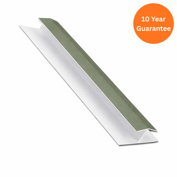 Chartwell Green uPVC Centre Joint Cladding Trim 5m