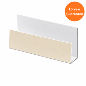 Cream uPVC Cladding U-Trim 5m Edge Trim