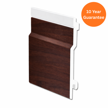 Rosewood Open-V uPVC Cladding 100mm x 5m