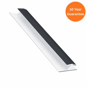Dark Grey uPVC Centre Joint Cladding Trim 5m