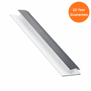 Slate Grey Smooth uPVC Centre Joint Cladding Trim 5m