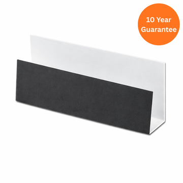 Dark Grey uPVC Cladding U-Trim 5m Edge Trim