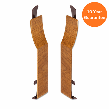 Light Oak Shiplap uPVC Cladding Joint Cover 150mm