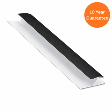 Black Ash uPVC Cladding Centre Joint Trim 5m