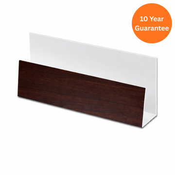 Rosewood uPVC Cladding U-Trim 5m Edge Trim