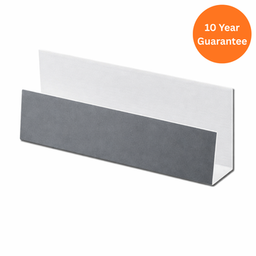 Slate Grey Smooth uPVC Cladding U-Trim 5m Edge Trim
