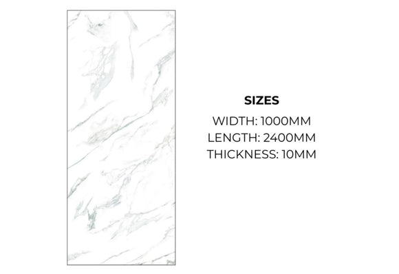 CARRERA MARBLE MATT - PVC SHOWER & BATHROOM PANELS