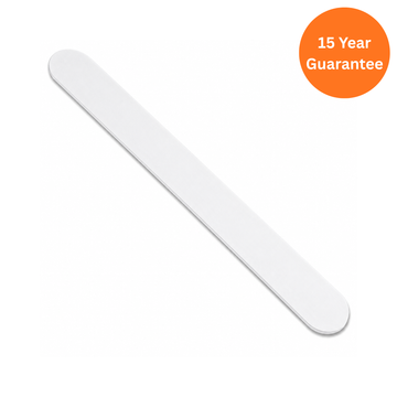 White Bullnose Windowboard End Cap 300mm uPVC Window Sill Trim