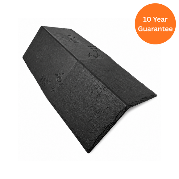 Britmet LiteSlate Ridge Tile Charcoal – Lightweight Composite Roof Ridge Tile 444mm