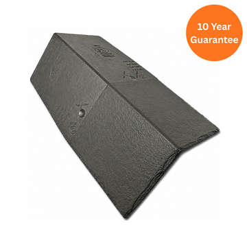 Britmet LiteSlate Ridge Tile Ash – Lightweight Composite Roof Ridge Tile 444mm