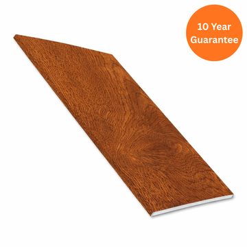 9mm Light Oak uPVC Soffit Board – 5m Flat Roofline Board