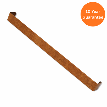 500mm Light Oak Double Ended Square Fascia Joint Trim uPVC