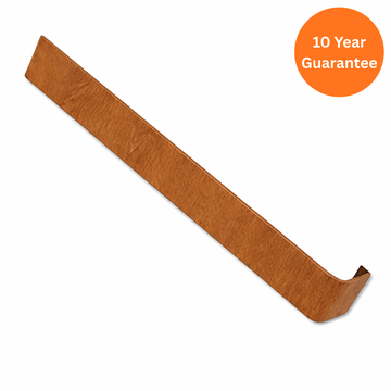 300mm Light Oak Square Fascia Joint Trim uPVC