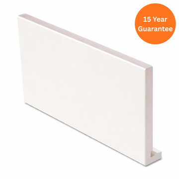 16mm White Eco Core Square Replacement Fascia Board 5m uPVC Roofline Trim