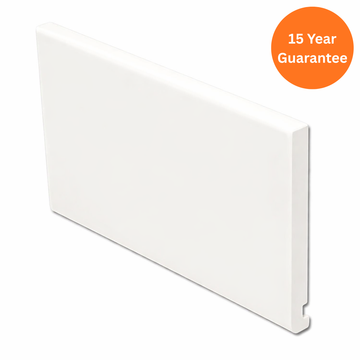 16mm White uPVC Flat Replacement Fascia Board 5m Roofline Trim