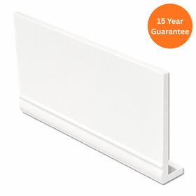 9mm White uPVC Ogee Capping Fascia Board 5m Roofline Trim