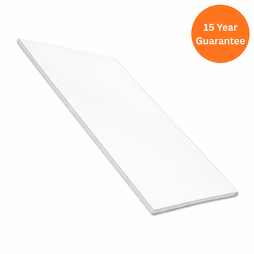 9mm White Eco uPVC Soffit Board 5m – Lightweight Flat Roofline Board