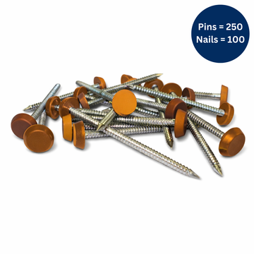 Oak Plastic Headed Pins & Nails – A4 Stainless Steel Fixings
