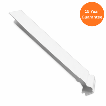 300mm White Ogee Fascia Joint – uPVC Roofline Connector Trim