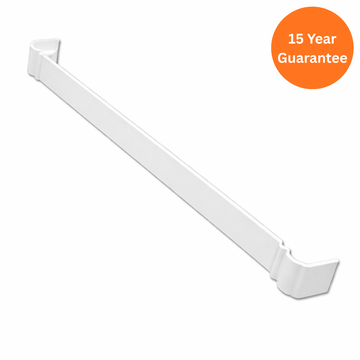500mm White Ogee Fascia Joint – uPVC Roofline Connector Trim