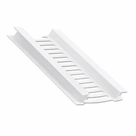 5m White UPVC Soffit Vent Strip – Continuous Roofline Ventilation 70mm