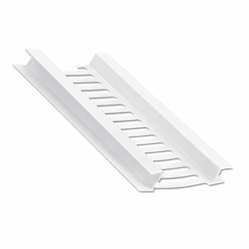 5m White UPVC Soffit Vent Strip – Continuous Roofline Ventilation 70mm