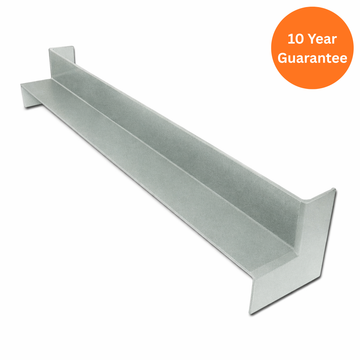 500mm Internal Square Fascia Corner Trim – Agate Grey uPVC Roofline Joint