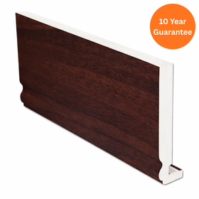 16mm Rosewood Ogee Fascia Board uPVC Roofline Trim – 5m