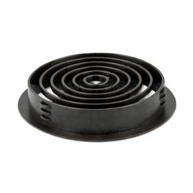 70mm Brown Circular Soffit Vent – UPVC Roof Ventilation Grille