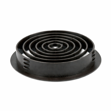 70mm Brown Circular Soffit Vent – UPVC Roof Ventilation Grille