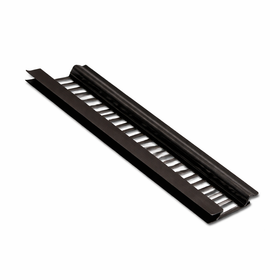5m Dark Brown UPVC Soffit Vent Strip – Continuous Roofline Ventilation 70mm