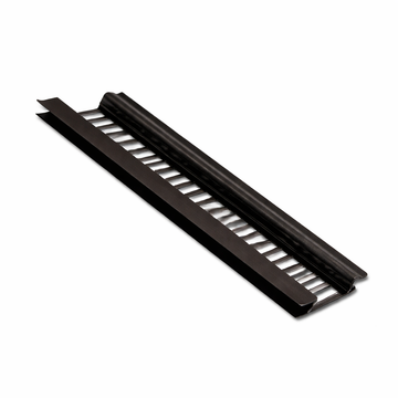 5m Dark Brown UPVC Soffit Vent Strip – Continuous Roofline Ventilation 70mm