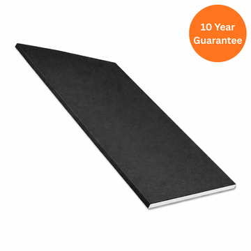 9mm Black Ash Soffit Board uPVC Flat Roofline Board – 5m