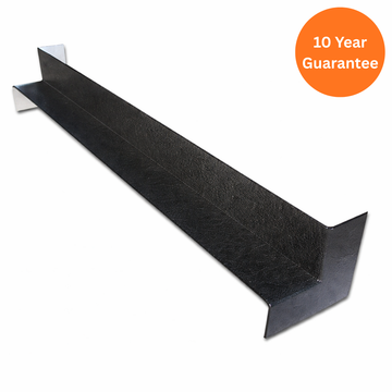 Anthracite Grey Woodgrain Internal Square Fascia Corner Joint 500mm uPVC RAL 7016