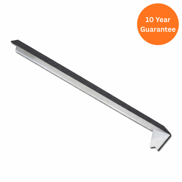 Anthracite Grey Woodgrain 135° External Square Fascia Corner 300mm uPVC RAL 7016