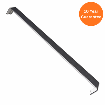 500mm Square Fascia Double Ended Joint Dark Grey Smooth uPVC RAL 7016