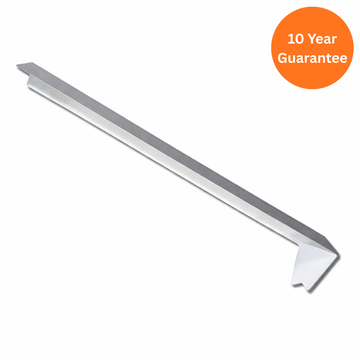 Slate Grey Smooth uPVC Square Fascia External 135° Corner 300mm RAL 7015