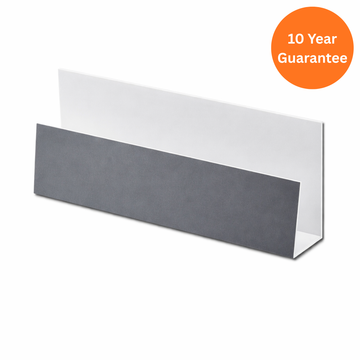 Slate Grey uPVC Hollow Soffit J Trim RAL 7015 5m